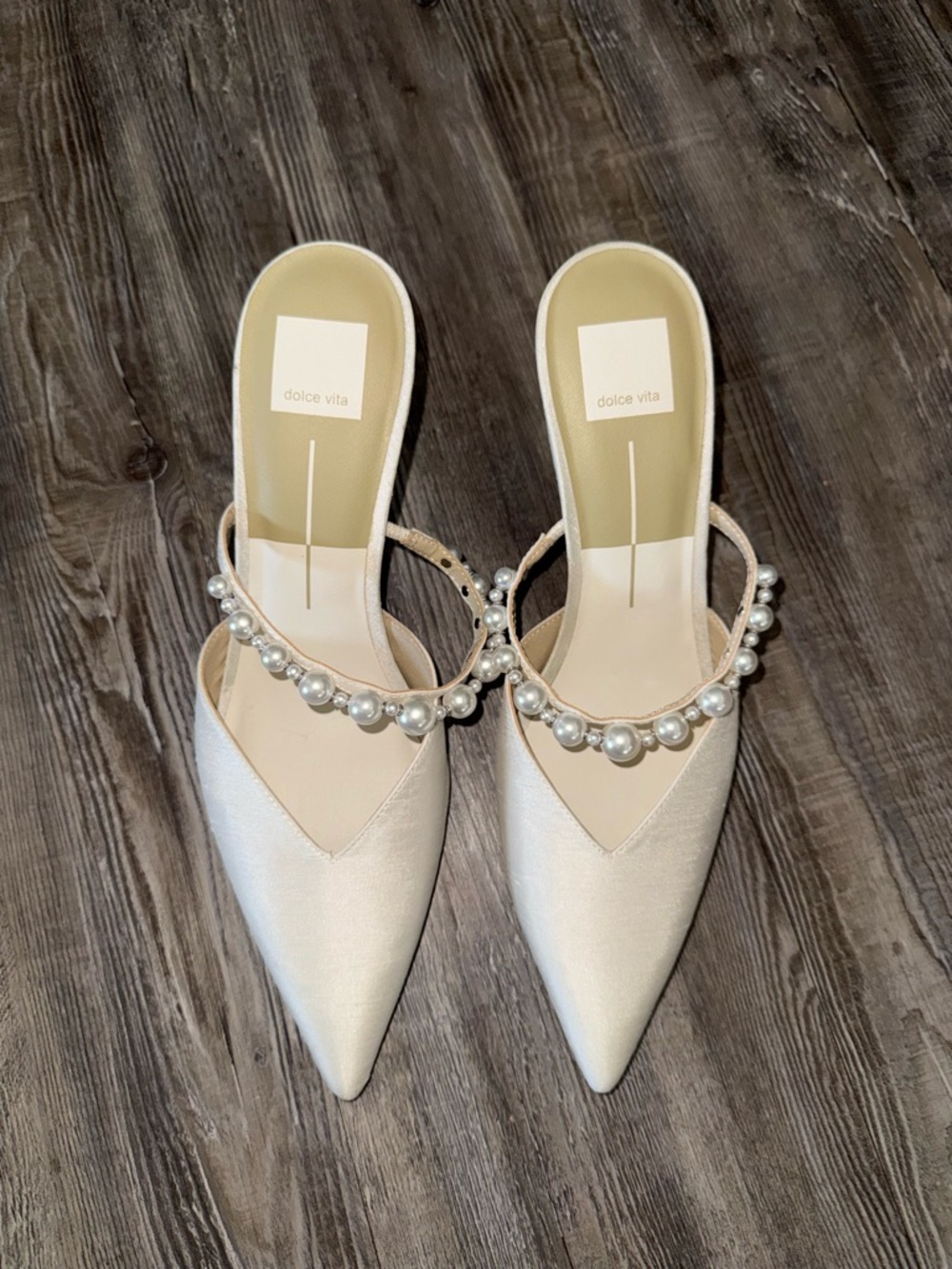 Dolce Vita Kanika Pearl Women’s Heels Size 10 NWOT | Women’s Bridal Heels - Picture 2 of 10